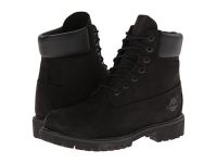 2016 Timberland Comfort Boots for Men - Classic 6 Premium Boot - Black Nubuck Sale Online